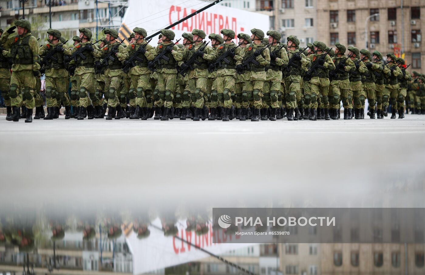 Военный парад в городах России, посвящённый 76-й годовщине Победы