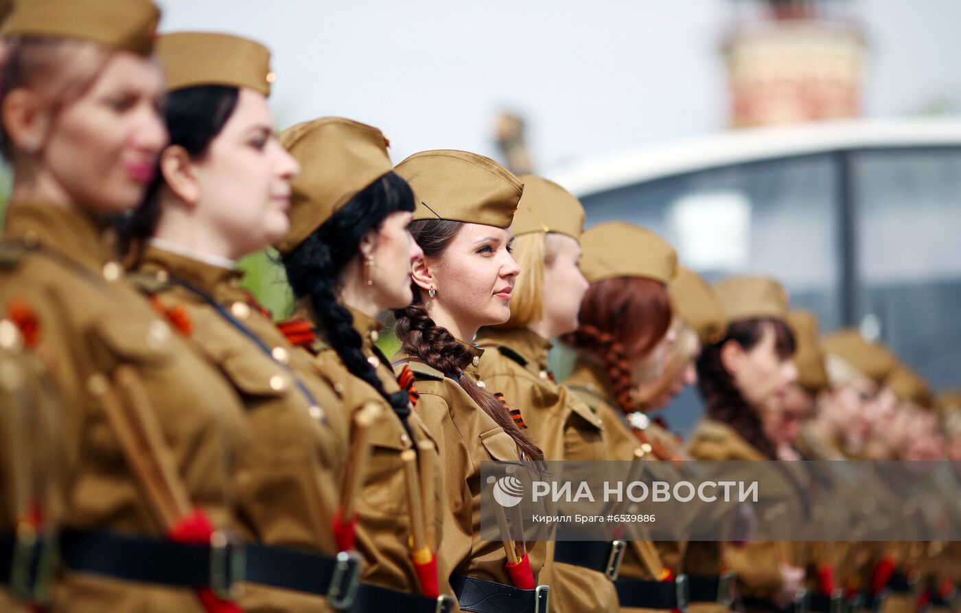 Военный парад в городах России, посвящённый 76-й годовщине Победы