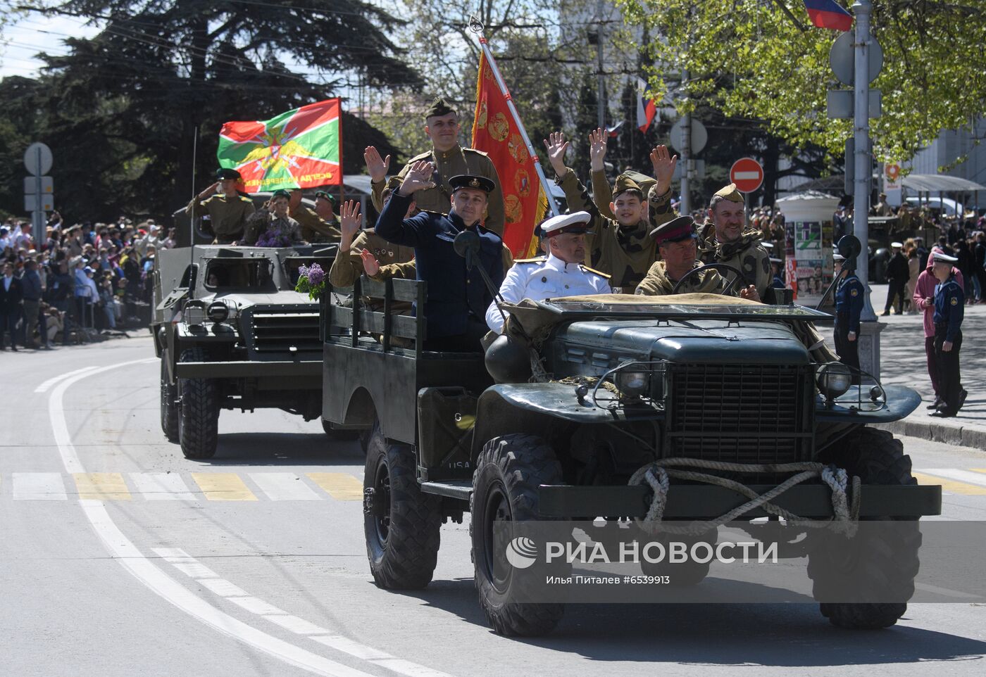 Военный парад в городах России, посвящённый 76-й годовщине Победы 