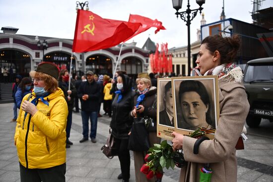 Празднование Дня Победы в Москве