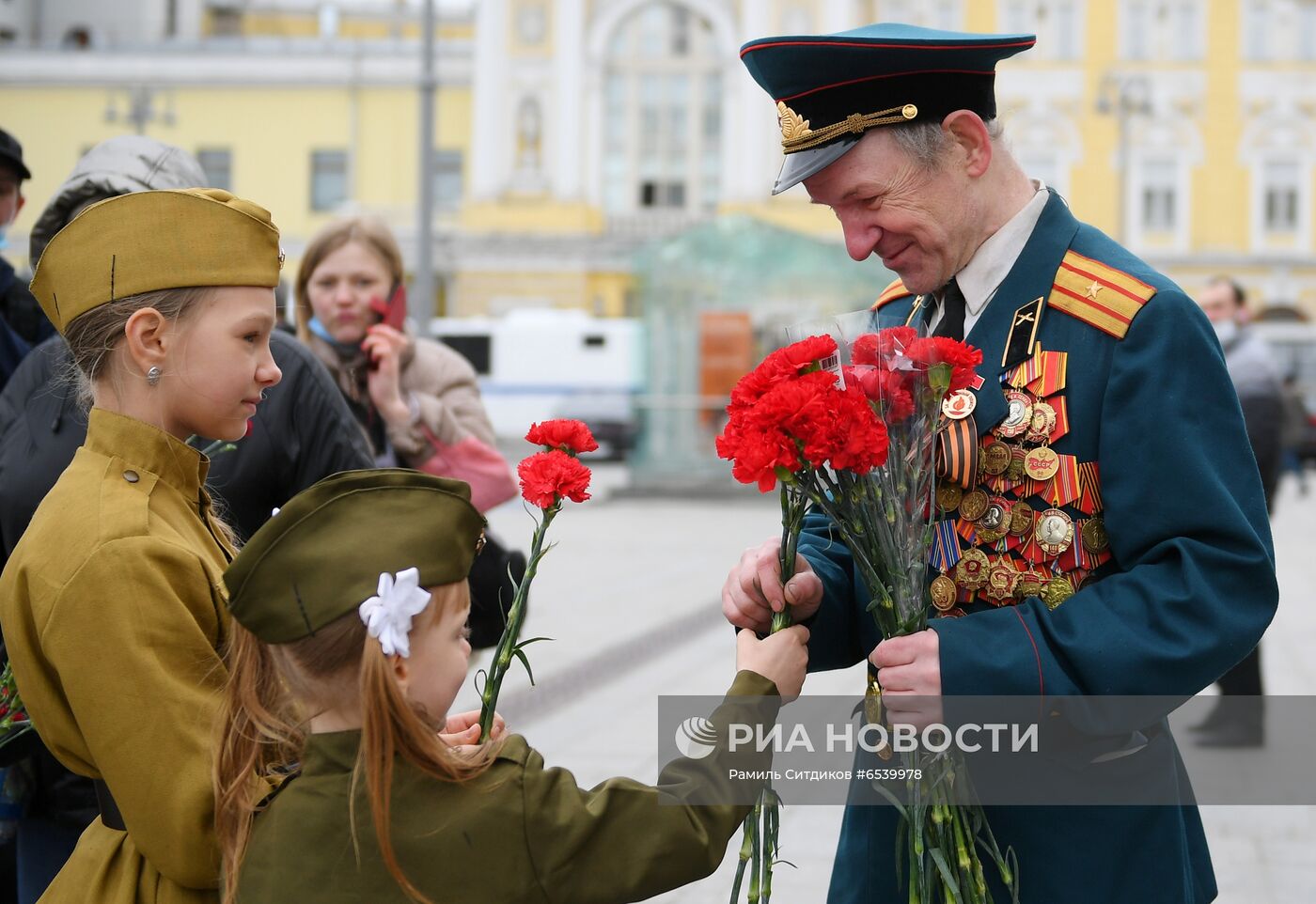 Празднование Дня Победы в Москве 