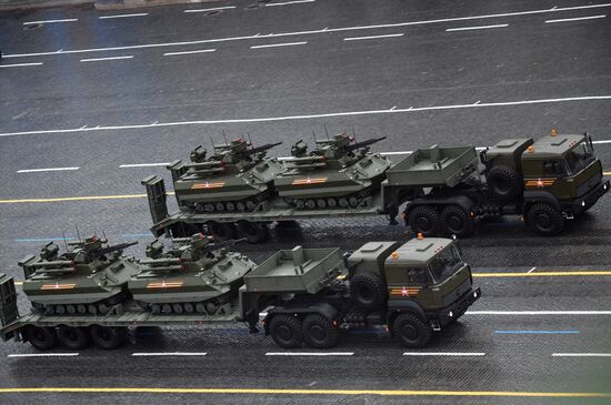 Военный парад в честь 76-й годовщины Победы 