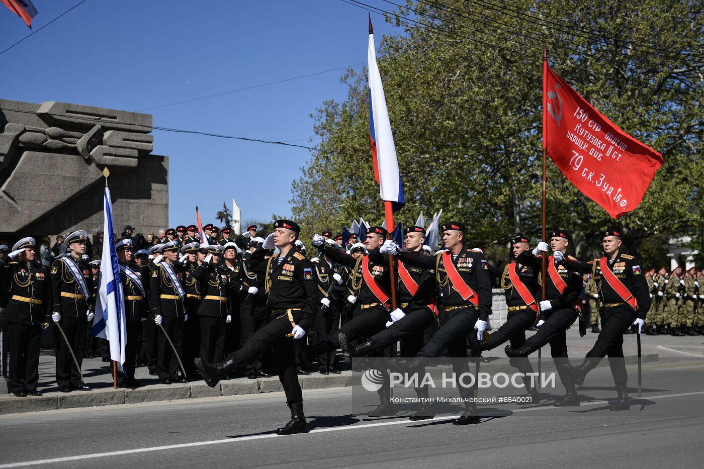 Военный парад в городах России, посвящённый 76-й годовщине Победы 