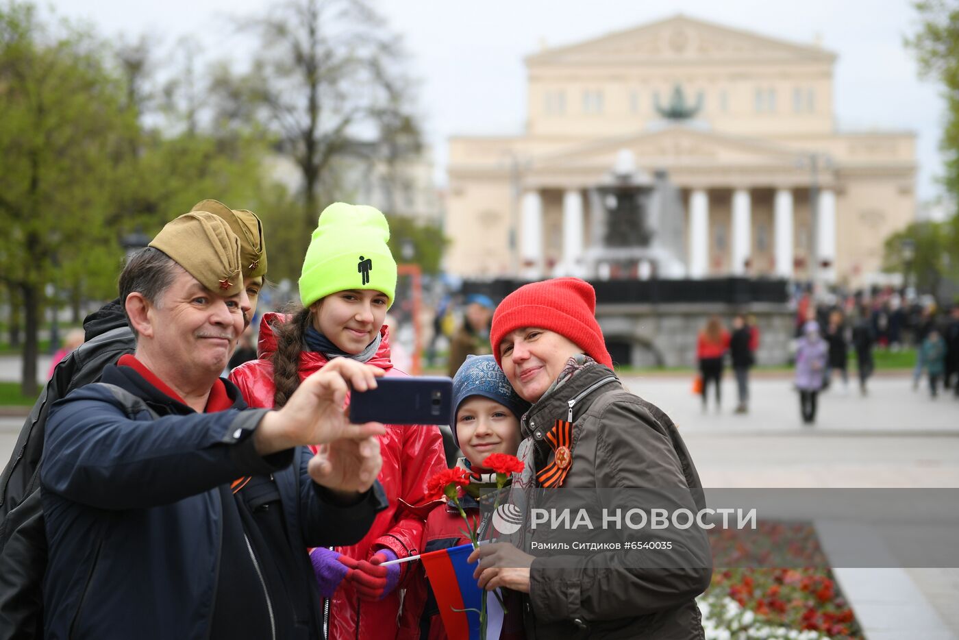 Празднование Дня Победы в Москве