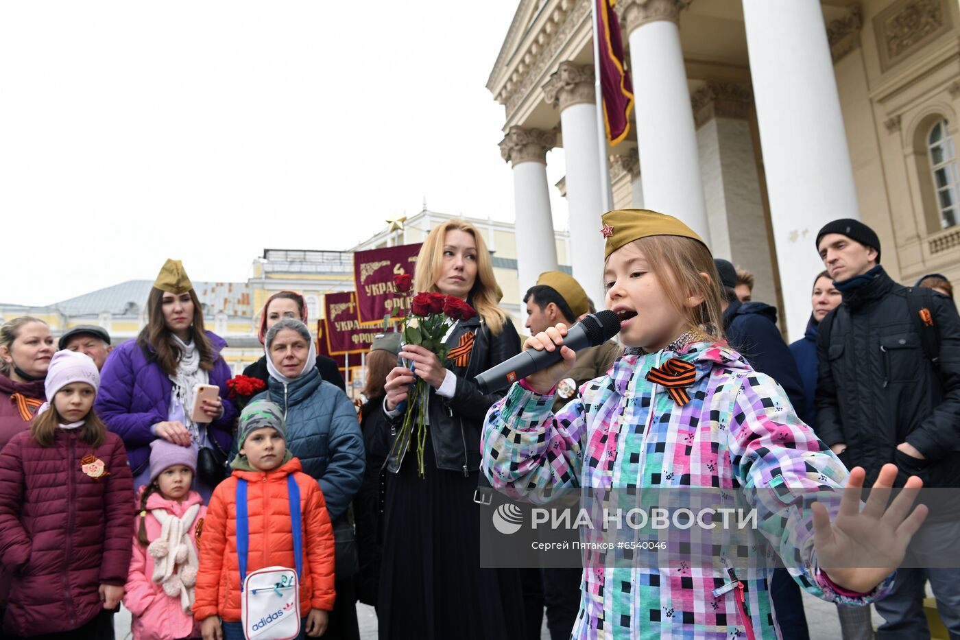 Празднование Дня Победы в Москве 