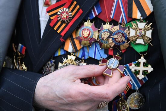 Празднование Дня Победы в Москве 