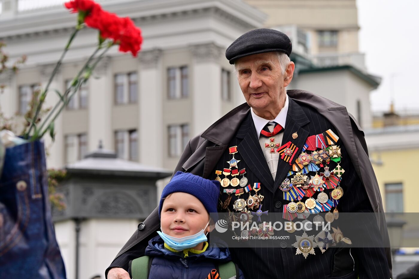 Празднование Дня Победы в Москве