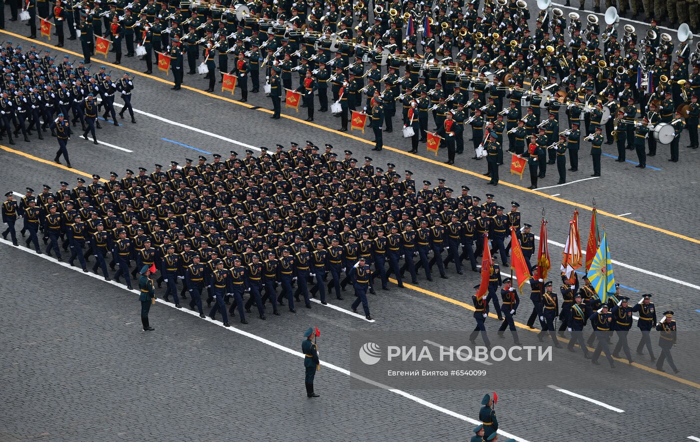 Военный парад в честь 76-й годовщины Победы 
