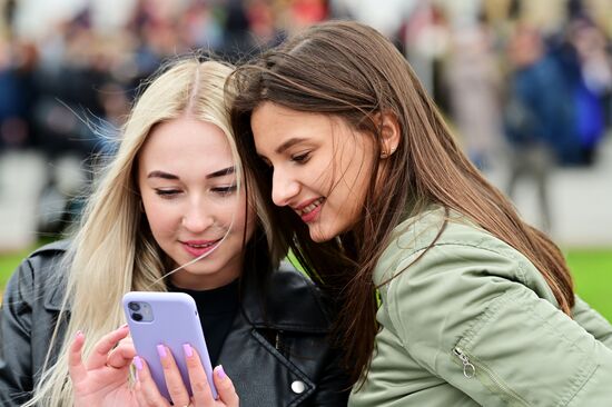Празднование Дня Победы в Москве 