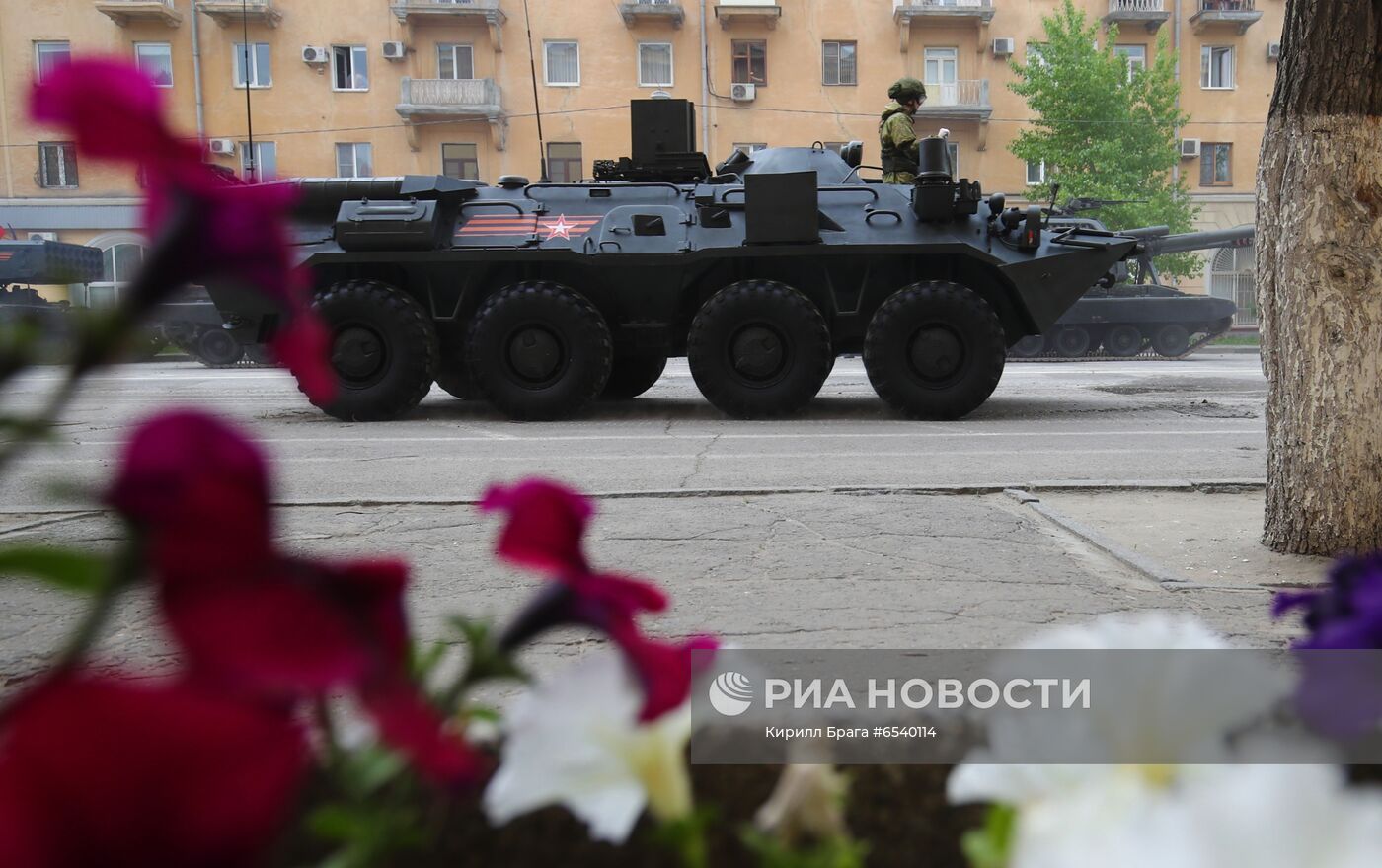 Военный парад в городах России, посвящённый 76-й годовщине Победы