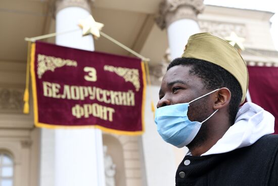 Празднование Дня Победы в Москве 