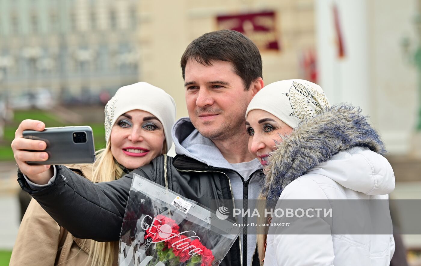 Празднование Дня Победы в Москве