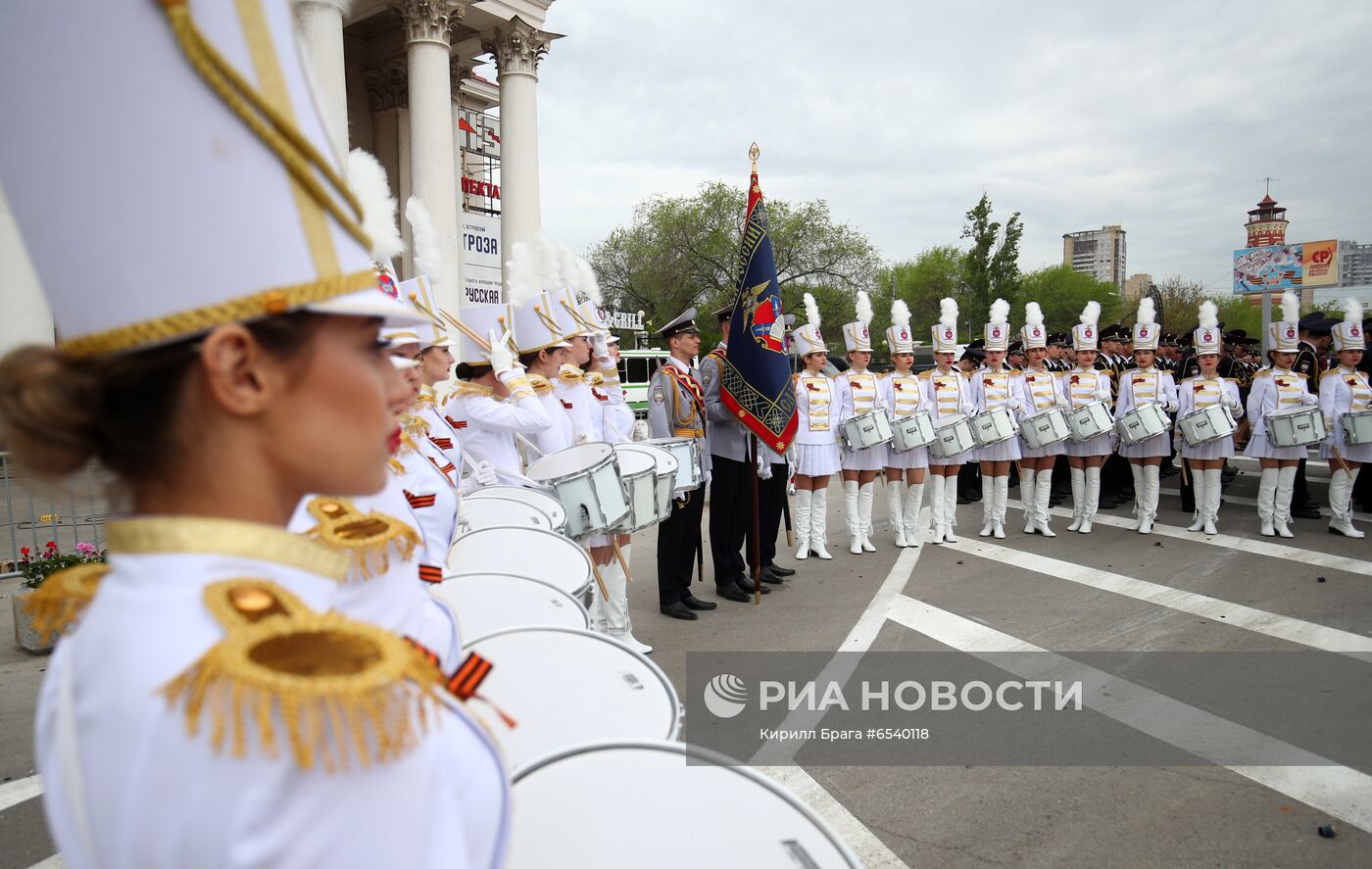 Военный парад в городах России, посвящённый 76-й годовщине Победы