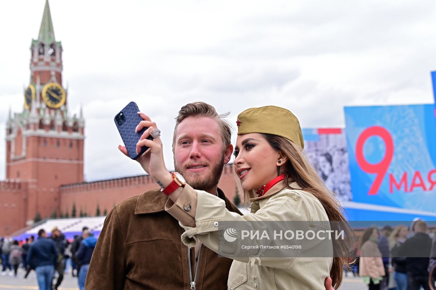 Празднование Дня Победы в Москве 