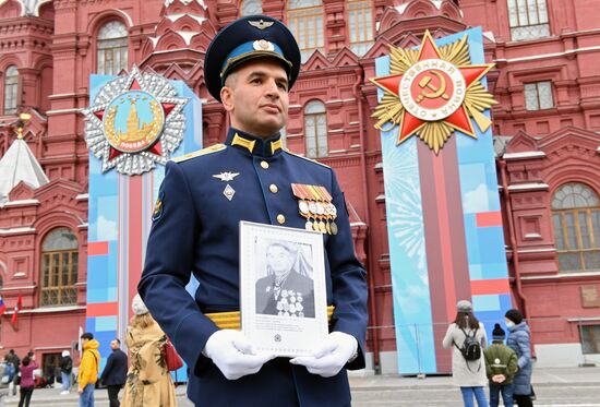 Празднование Дня Победы в Москве 