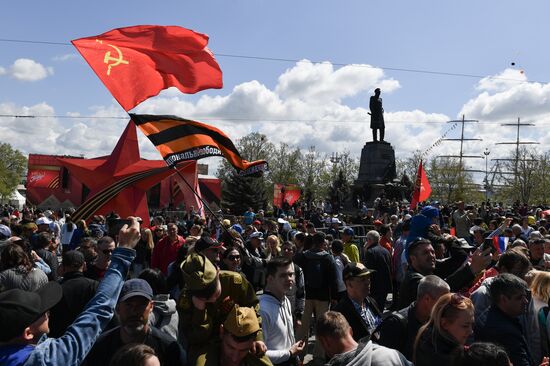 Празднование Дня Победы в регионах России