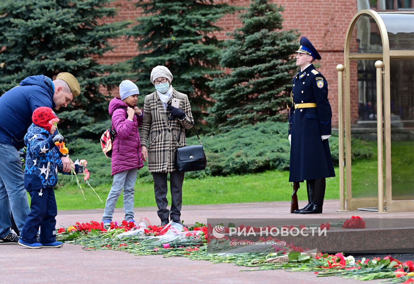 Празднование Дня Победы в Москве 