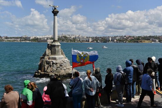 Празднование Дня Победы в регионах России