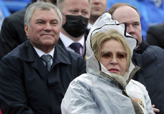 Военный парад в честь 76-й годовщины Победы 