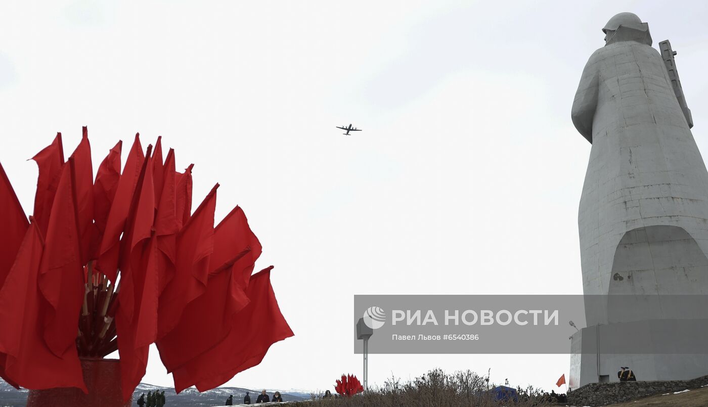 Военный парад в городах России, посвящённый 76-й годовщине Победы