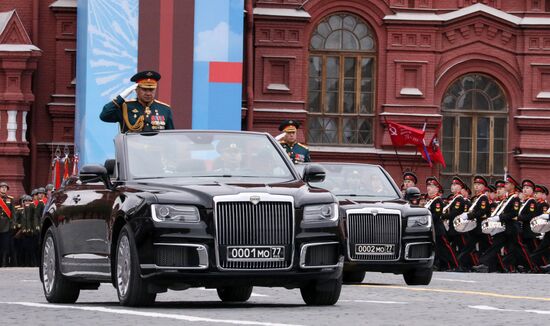 Военный парад в честь 76-й годовщины Победы 