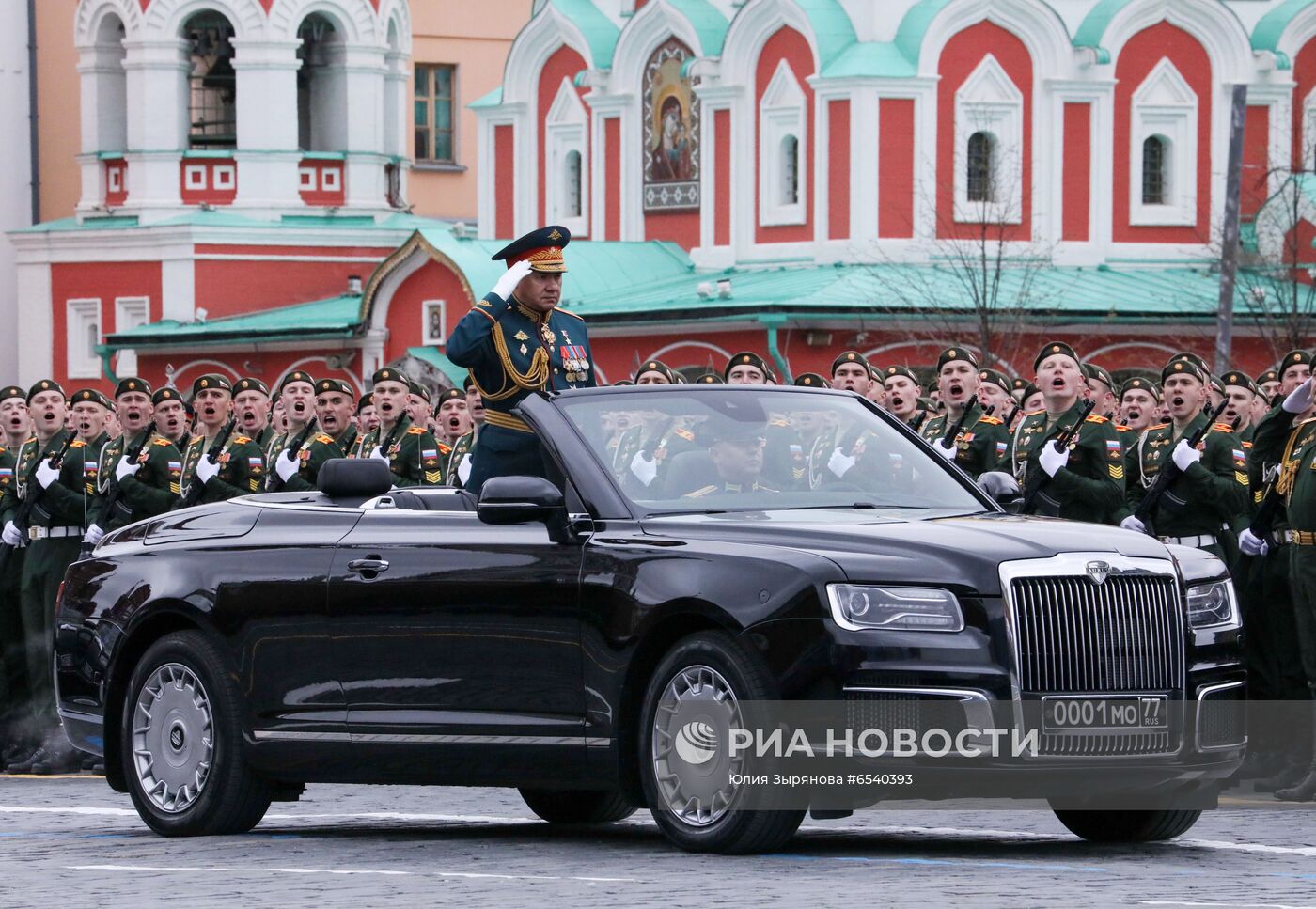 Военный парад в честь 76-й годовщины Победы 