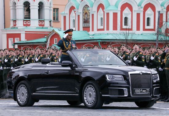 Военный парад в честь 76-й годовщины Победы 