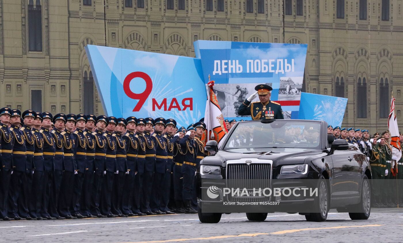 Военный парад в честь 76-й годовщины Победы 