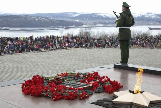 Празднование Дня Победы в регионах России