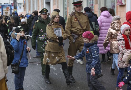 Празднование Дня Победы в регионах России