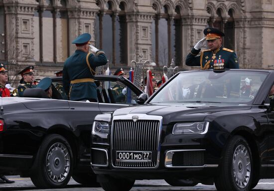Военный парад в честь 76-й годовщины Победы 