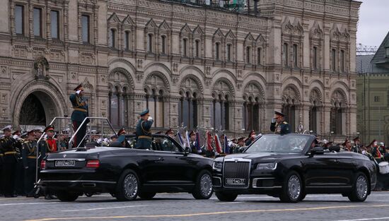 Военный парад в честь 76-й годовщины Победы 