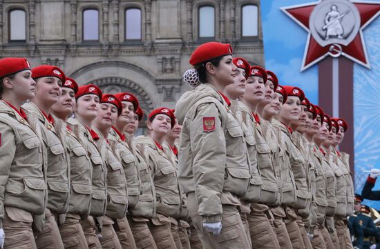 Военный парад в честь 76-й годовщины Победы 