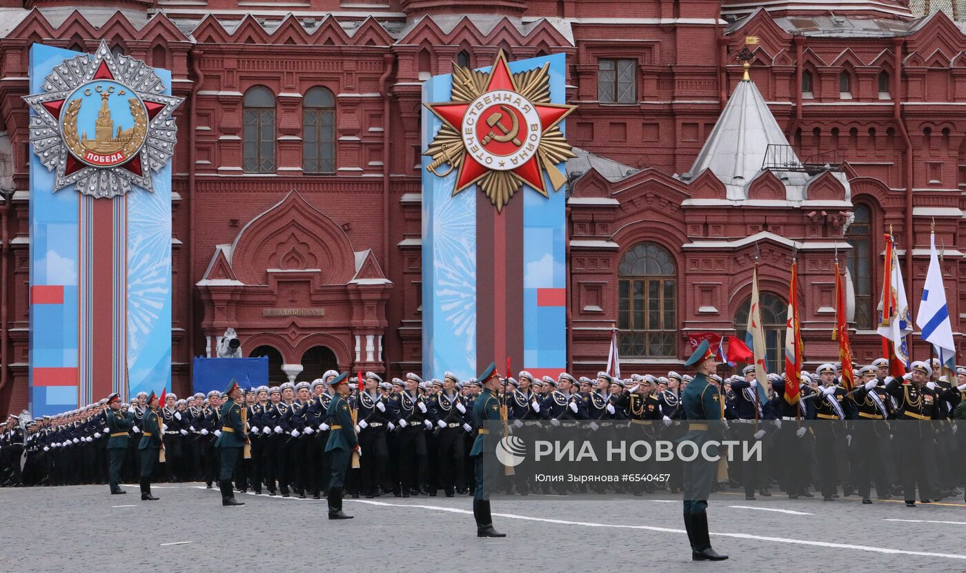 Военный парад в честь 76-й годовщины Победы 