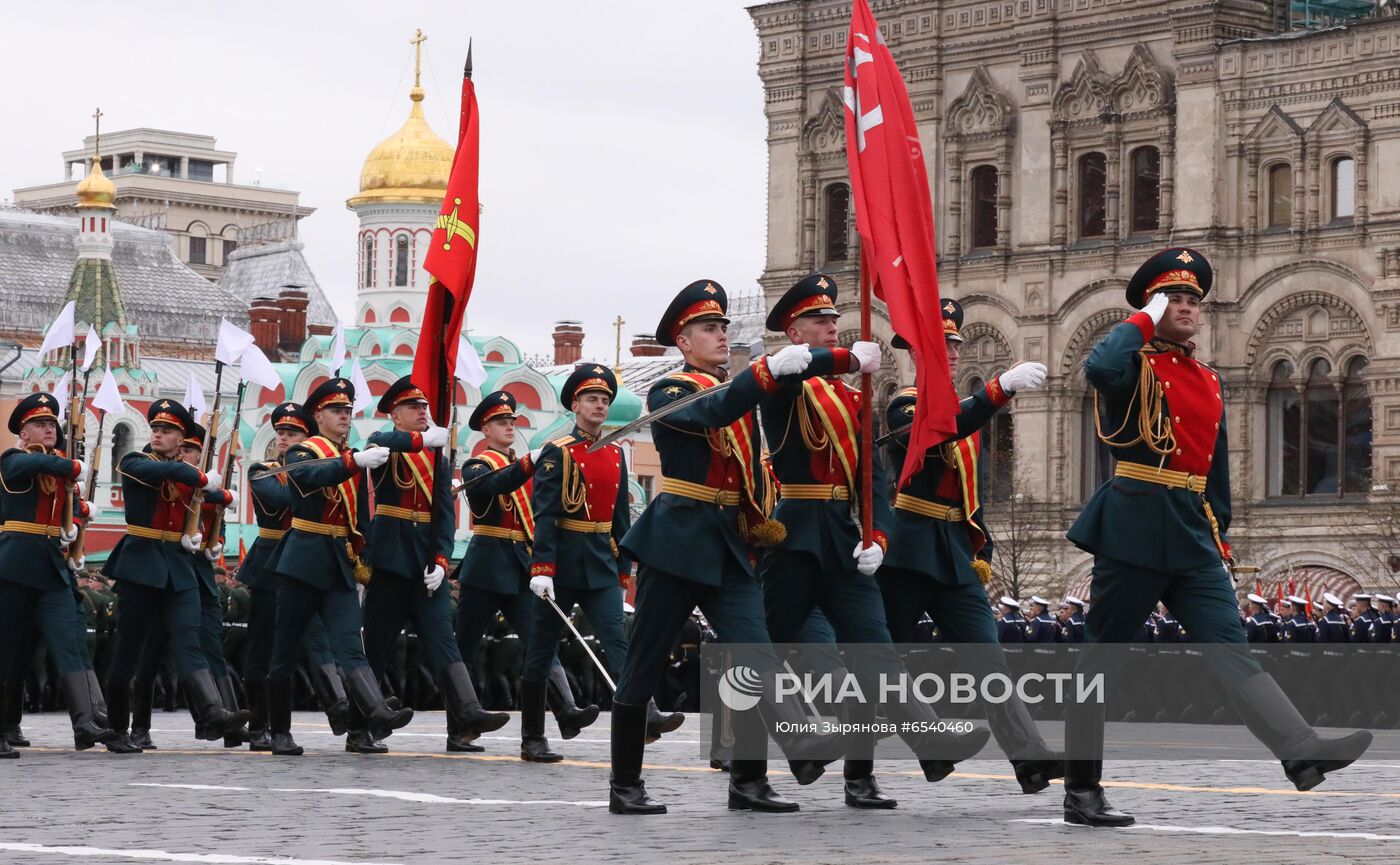 Военный парад в честь 76-й годовщины Победы 