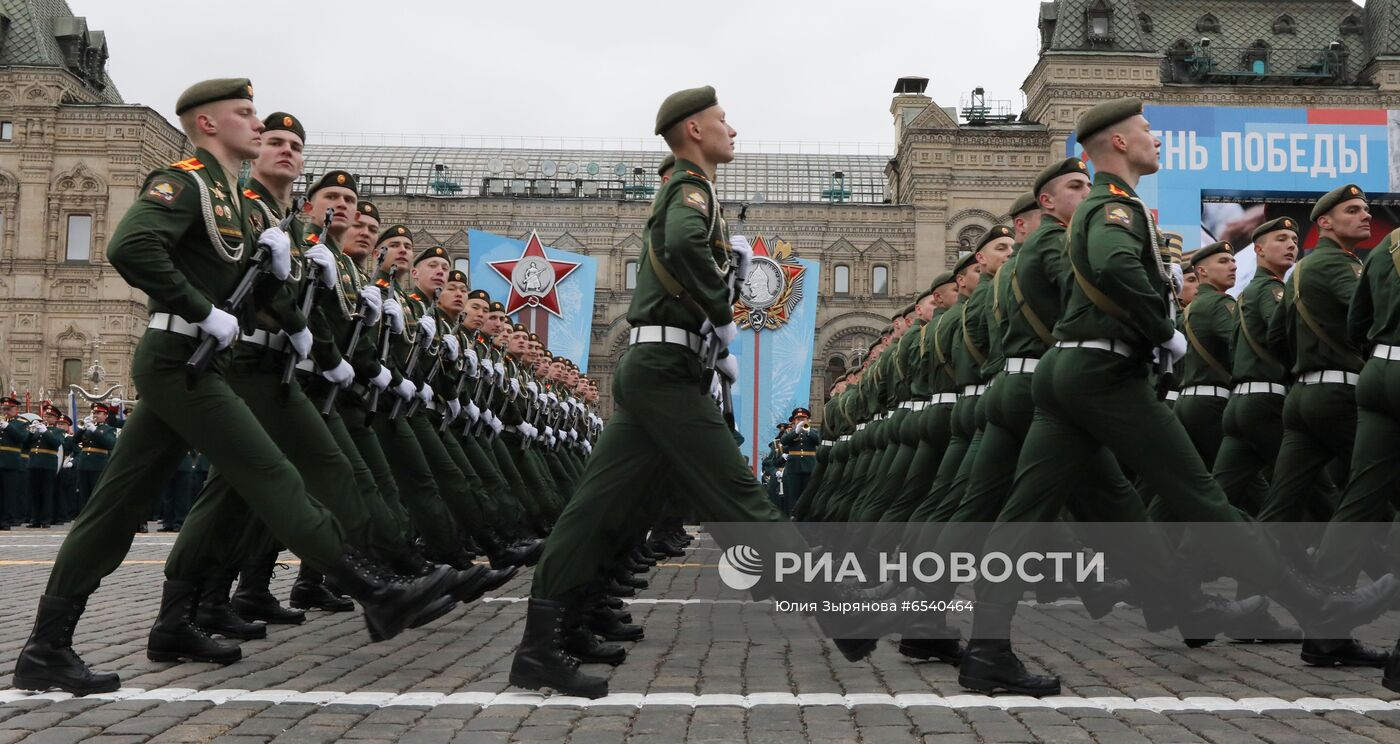 Военный парад в честь 76-й годовщины Победы 