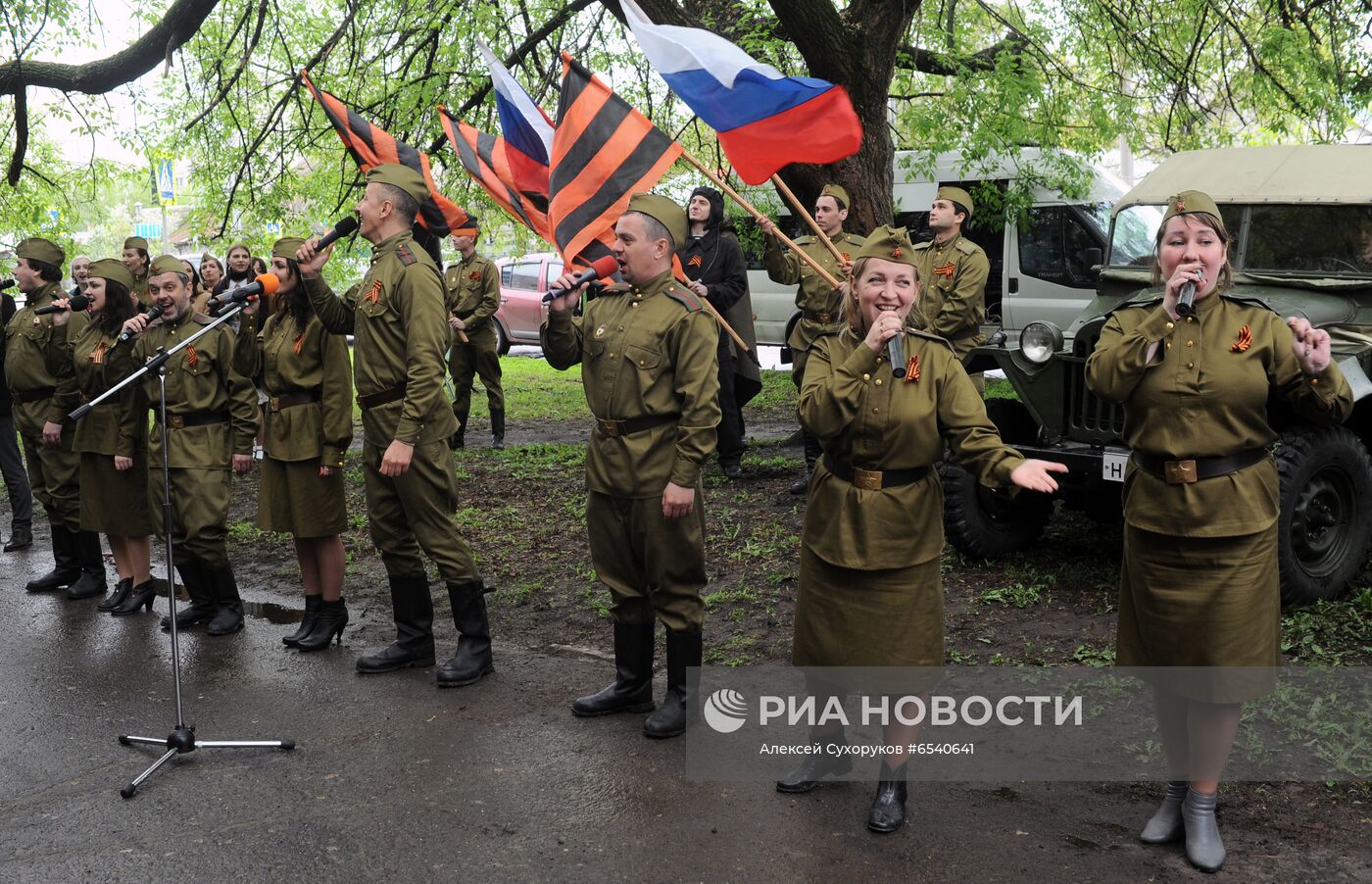 Празднование Дня Победы в регионах России