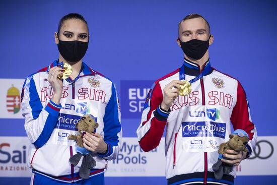 Синхронное плавание. Чемпионат Европы. Смешанный дуэт. Техническая программа