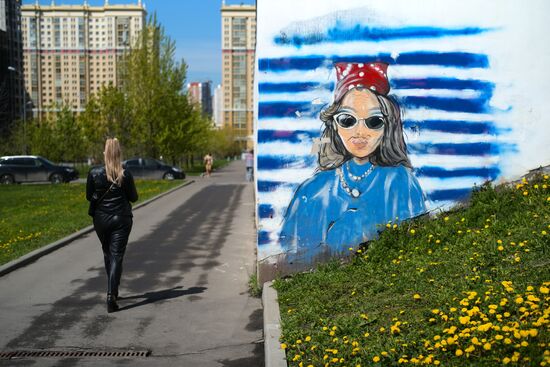 Теплая погода в Москве