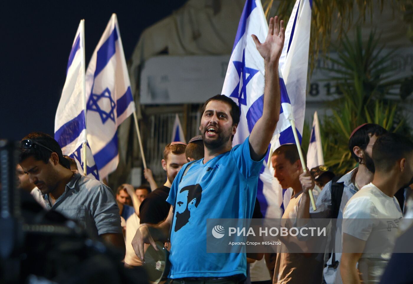 Ситуация в Тель-Авиве в связи с обострением палестино-израильского конфликта