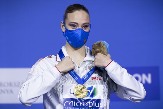 Синхронное плавание. Чемпионат Европы. Соло. Произвольная программа