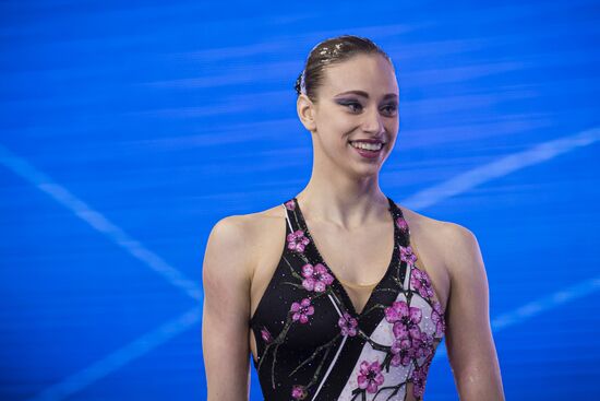 Синхронное плавание. Чемпионат Европы. Соло. Произвольная программа