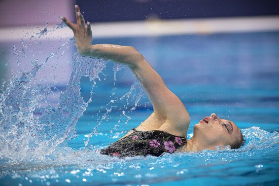 Синхронное плавание. Чемпионат Европы. Соло. Произвольная программа