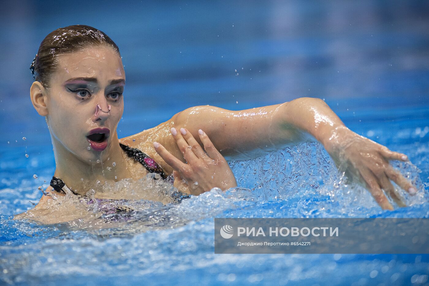 Синхронное плавание. Чемпионат Европы. Соло. Произвольная программа