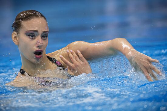 Синхронное плавание. Чемпионат Европы. Соло. Произвольная программа