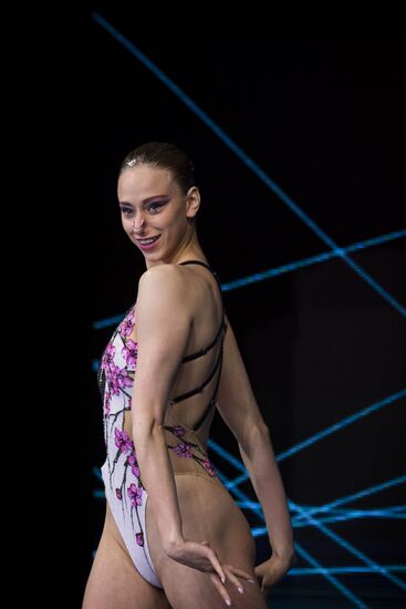 Синхронное плавание. Чемпионат Европы. Соло. Произвольная программа