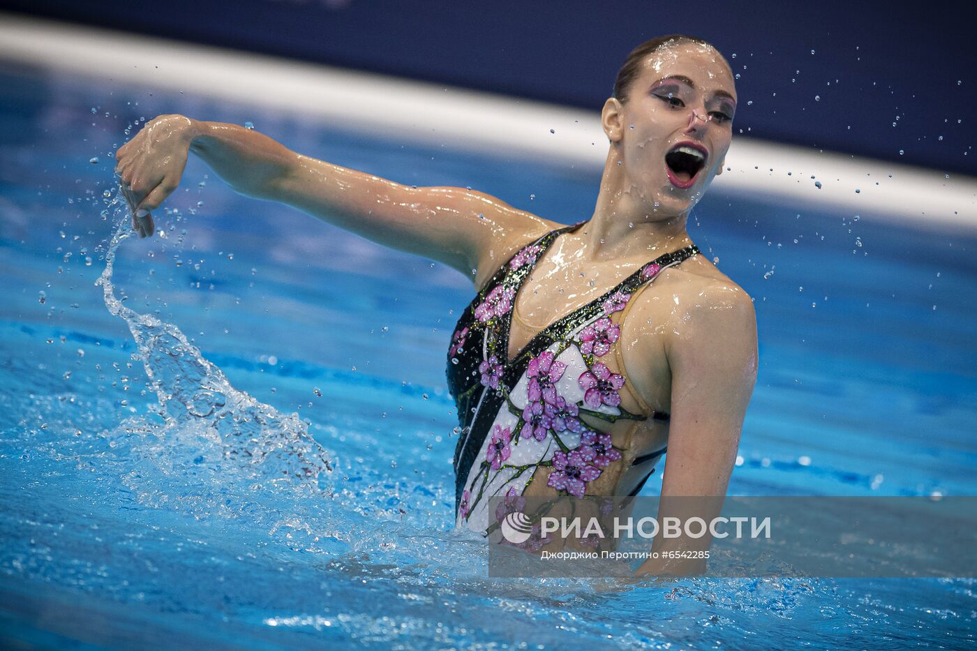 Синхронное плавание. Чемпионат Европы. Соло. Произвольная программа