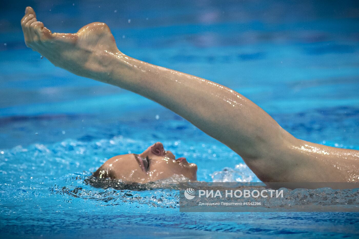 Синхронное плавание. Чемпионат Европы. Соло. Произвольная программа