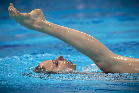 Синхронное плавание. Чемпионат Европы. Соло. Произвольная программа