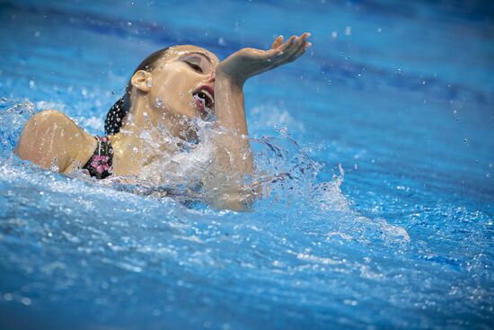 Синхронное плавание. Чемпионат Европы. Соло. Произвольная программа